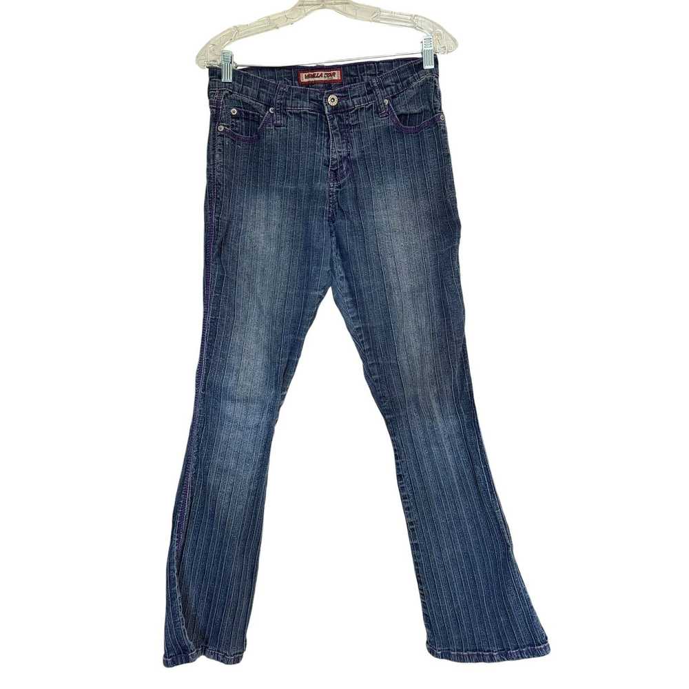 Vintage Y2K Flare Jeans Vintage streetwear Junior… - image 11