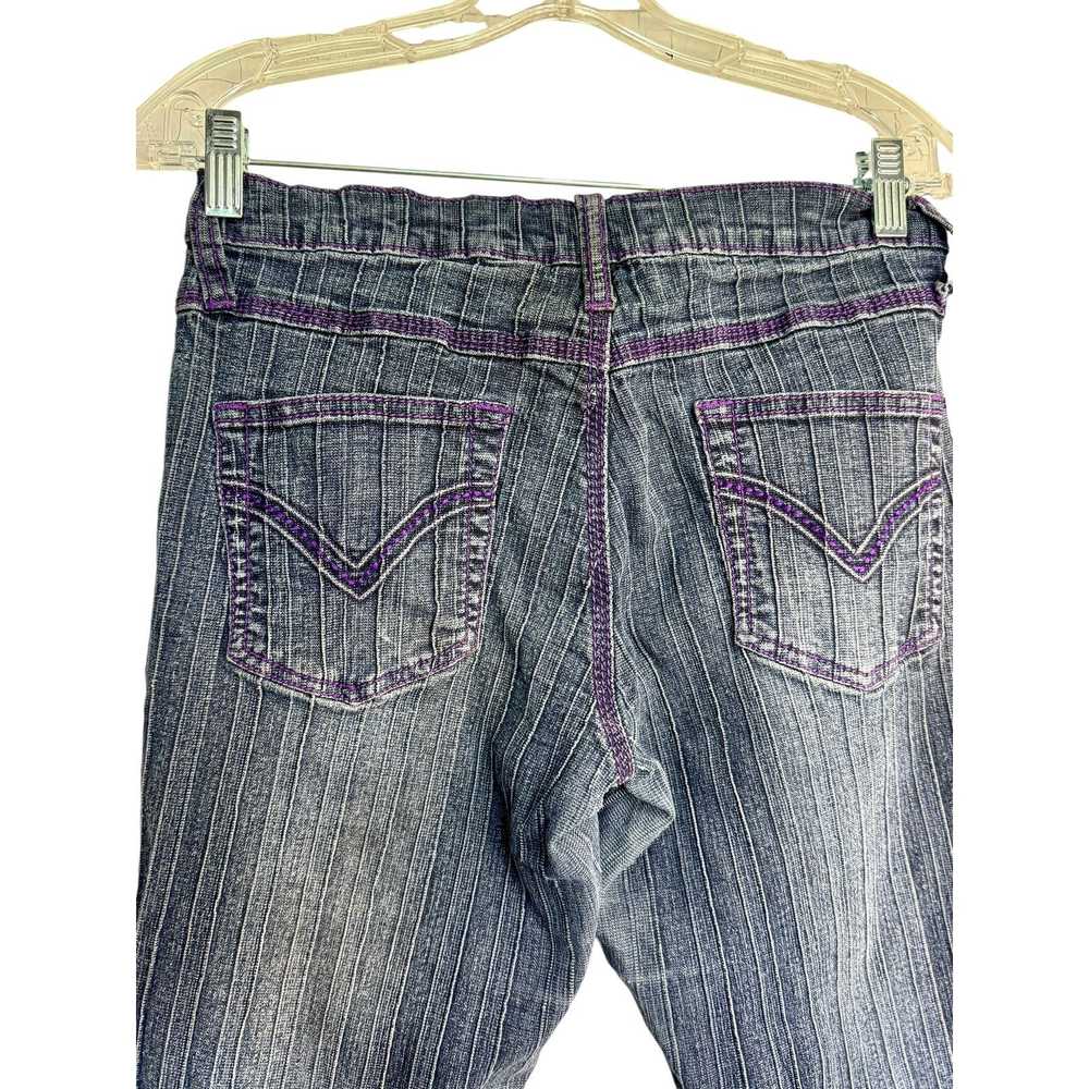 Vintage Y2K Flare Jeans Vintage streetwear Junior… - image 6