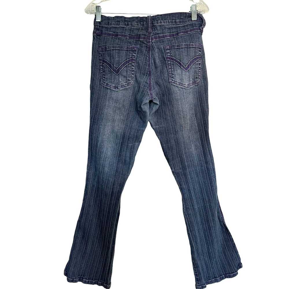 Vintage Y2K Flare Jeans Vintage streetwear Junior… - image 7