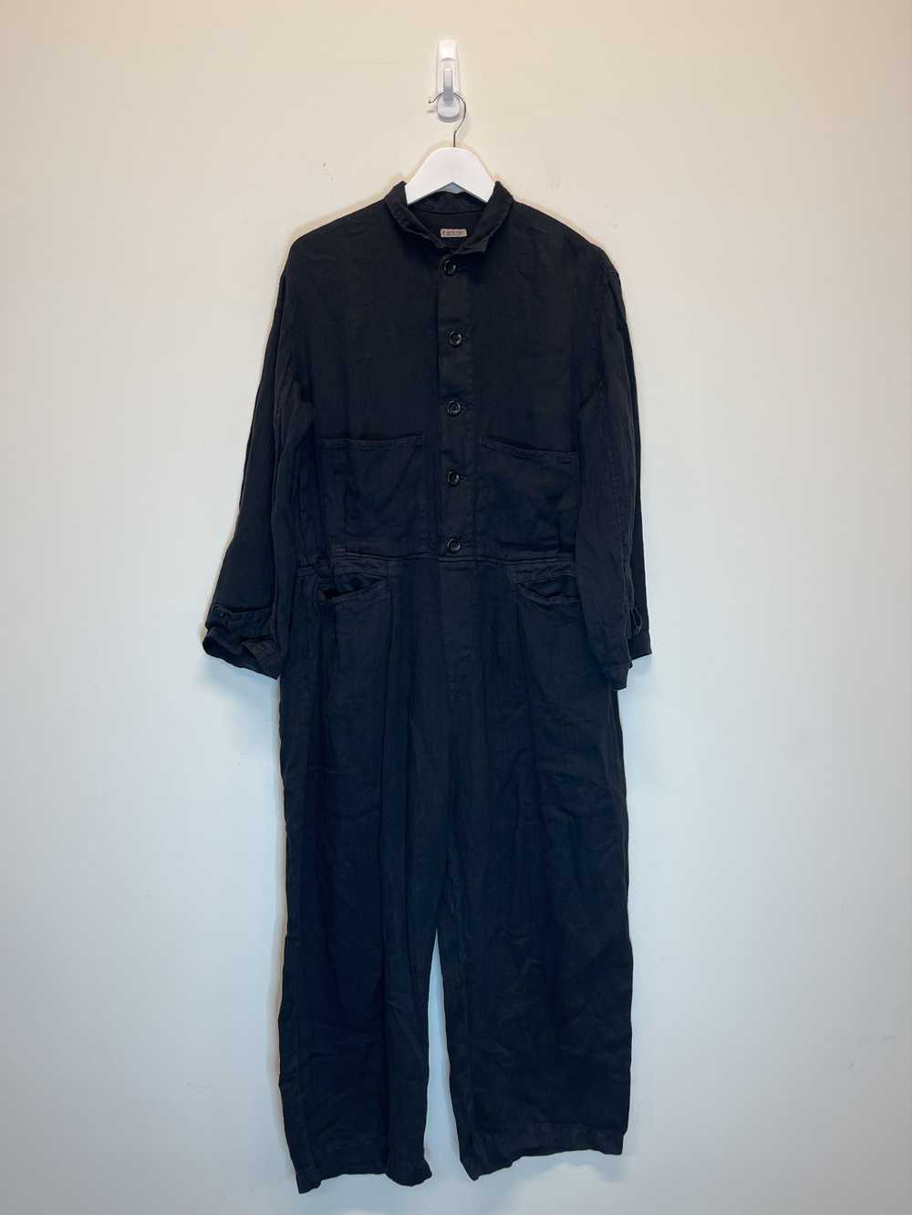 Kapital Linen Workwear Jumpsuit - image 1