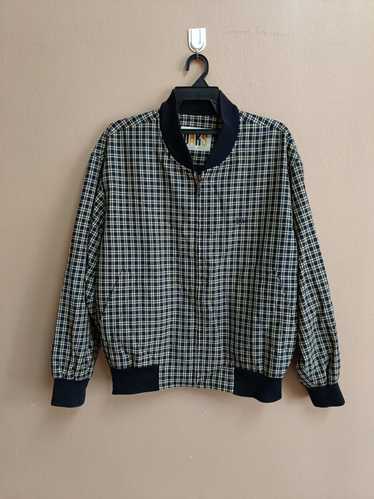 Daks London × Vintage Daks London Tartan Bomber j… - image 1