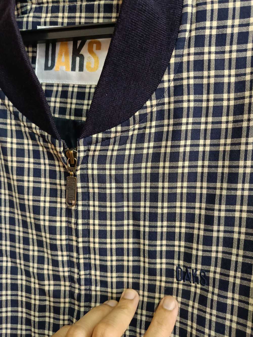 Daks London × Vintage Daks London Tartan Bomber j… - image 4