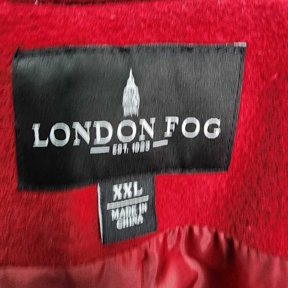 London Fog London Fog Maroon Classic Wool Blend B… - image 3