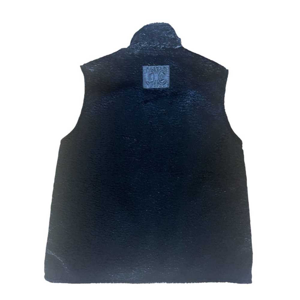 Iceberg Iceberg Vest Mock Neck Faux Shearling Mad… - image 4