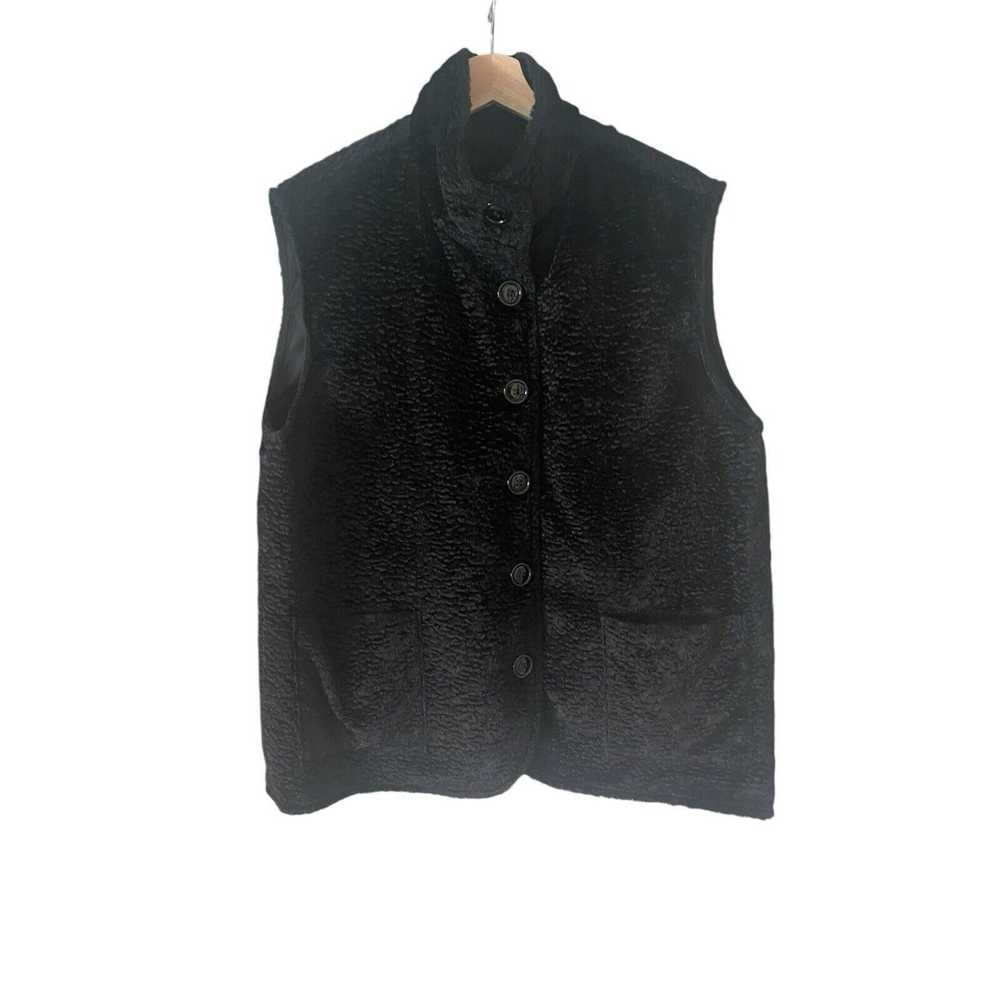 Iceberg Iceberg Vest Mock Neck Faux Shearling Mad… - image 6