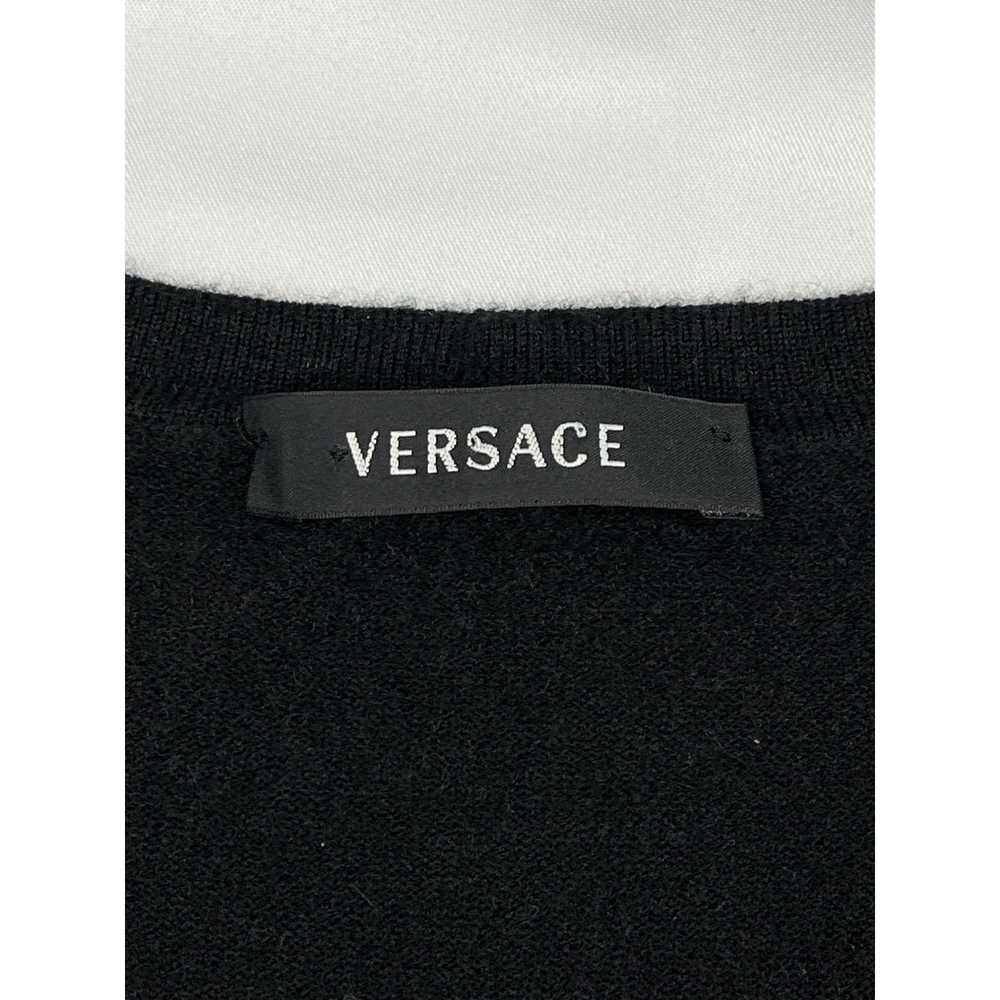 Versace Versace Womens Black V Neck Long Sleeve S… - image 3