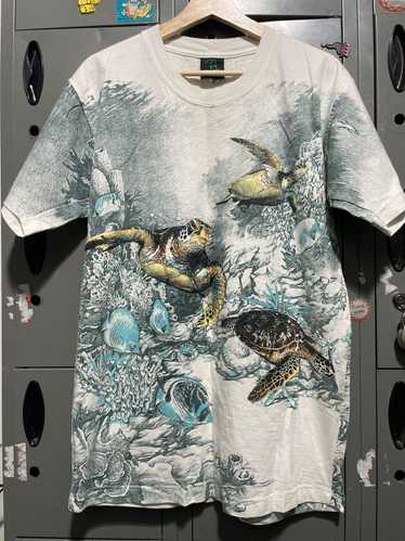 Animal Tee × Habitat × Vintage Vintage Turtle AOP 