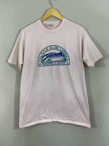 Vintage Single Stitch Massachusetts Pink 80s 90s T