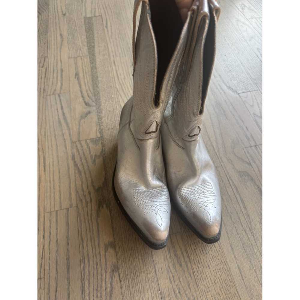 Golden Goose Wish Star Low leather cowboy boots - image 2