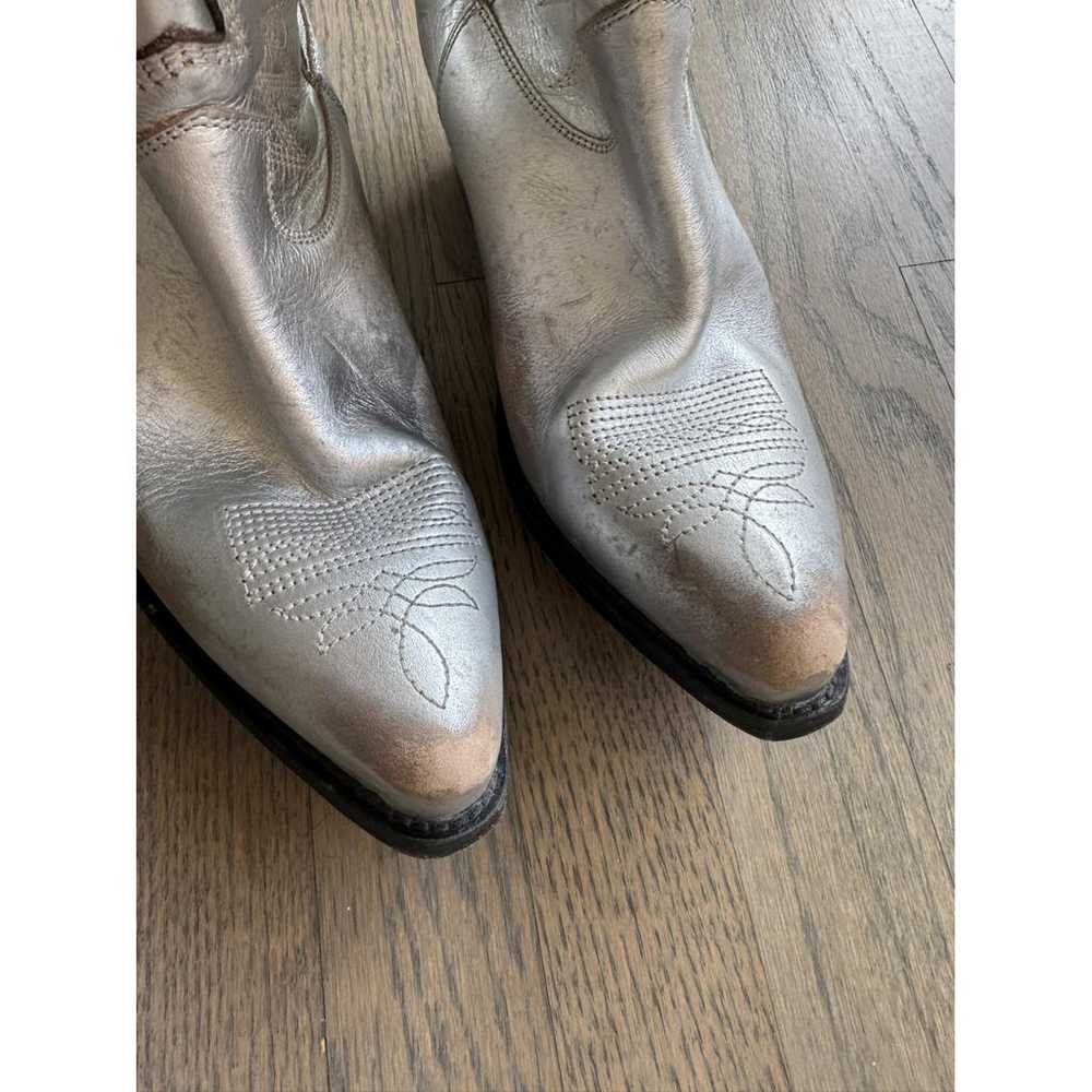 Golden Goose Wish Star Low leather cowboy boots - image 4