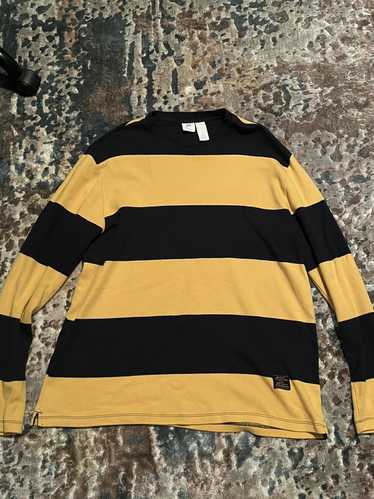 H&M Black and Yellow Striped H&M Longsleeve T-shir