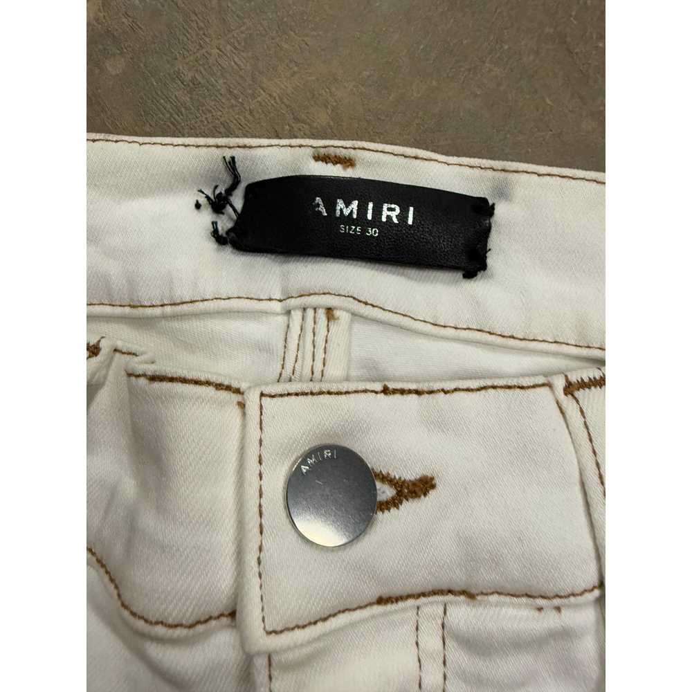 Amiri Amiri Jeans Thrasher White Used 30 - image 2