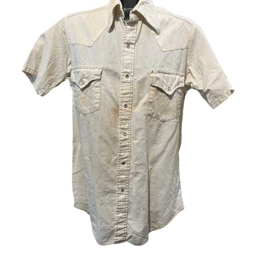 Sears Vintage Sears Western Wear Shirt - Men's Me… - image 1