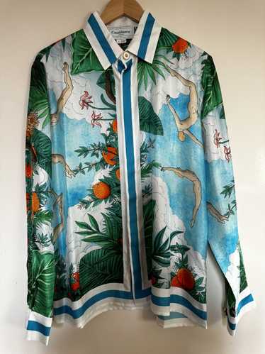 Casablanca Casablanca print silk shirt