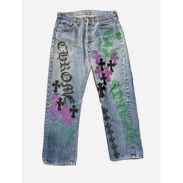 Chrome hearts cross jeans - Gem Chrome hearts cross jeans - Gem