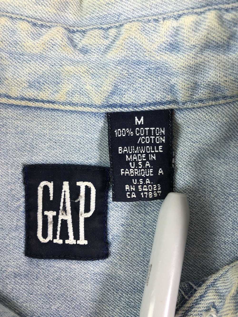 Gap × Streetwear × Vintage Vintage 90s Gap Light … - image 6