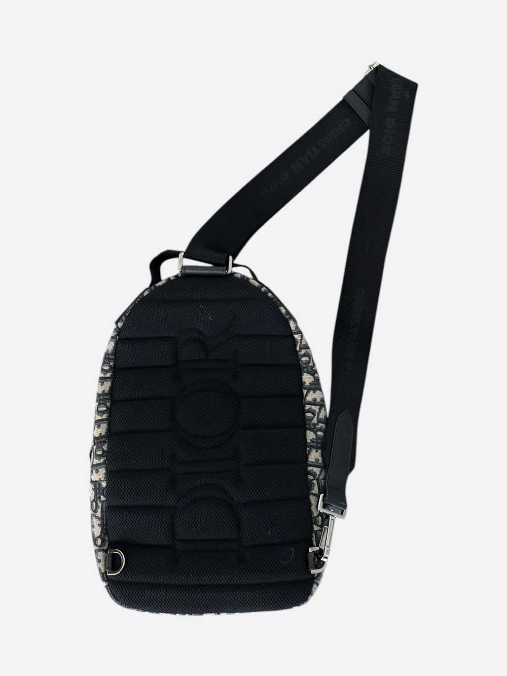 Dior Dior Beige & Black Oblique Rider Sling Bag - image 2