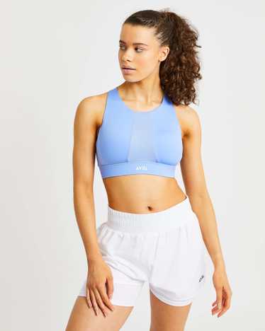 AYBL Sportive High Neck Sports Bra - Blue