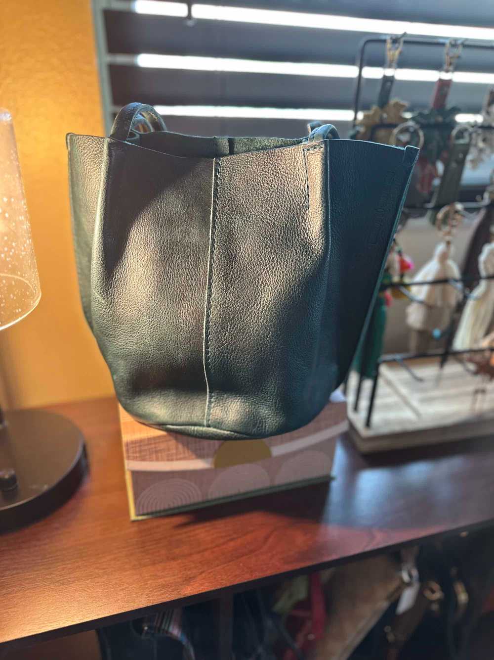 Portland Leather Devan Bucket Tote - image 6