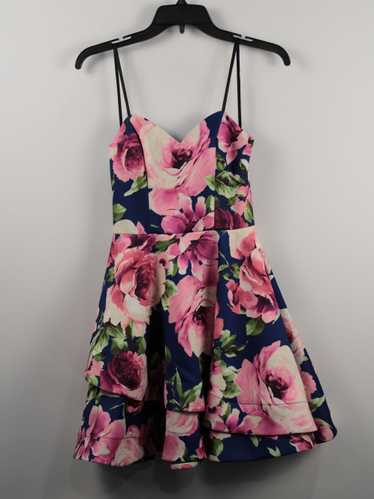 B. Darlin Floral Spaghetti Strap Sleeveless Mini D