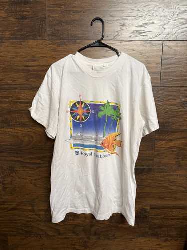 Designer VTG Royal Caribbean Cruise T-shirt Compas