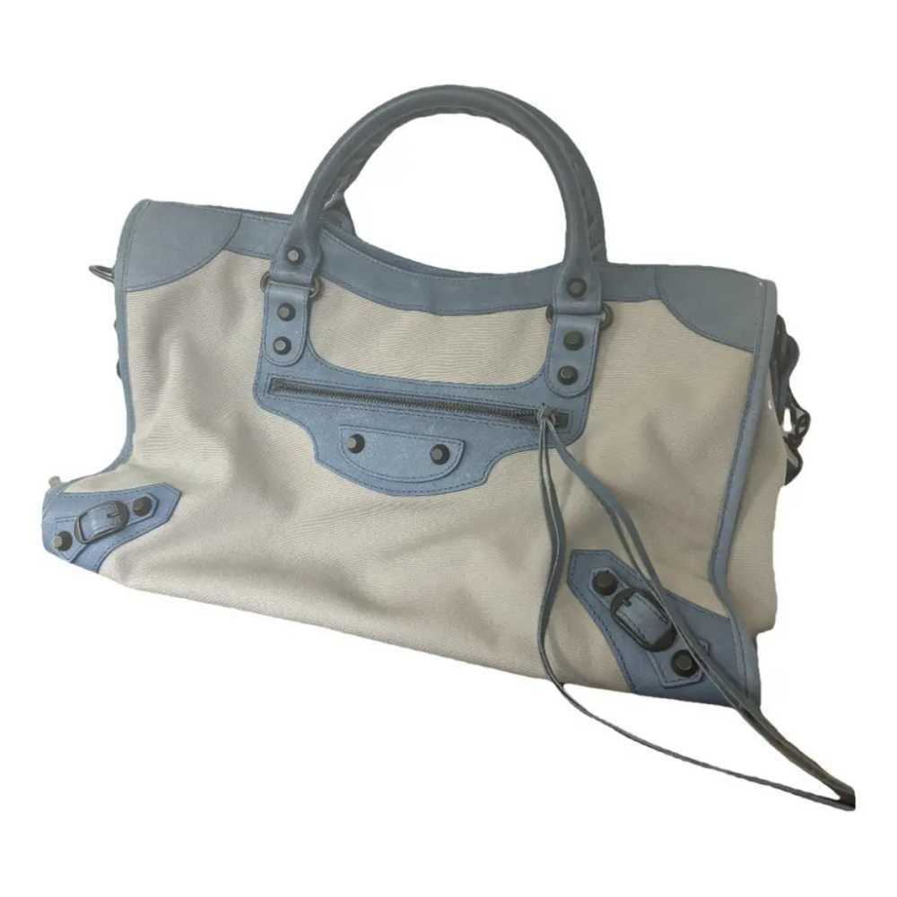 Balenciaga City linen handbag - image 1