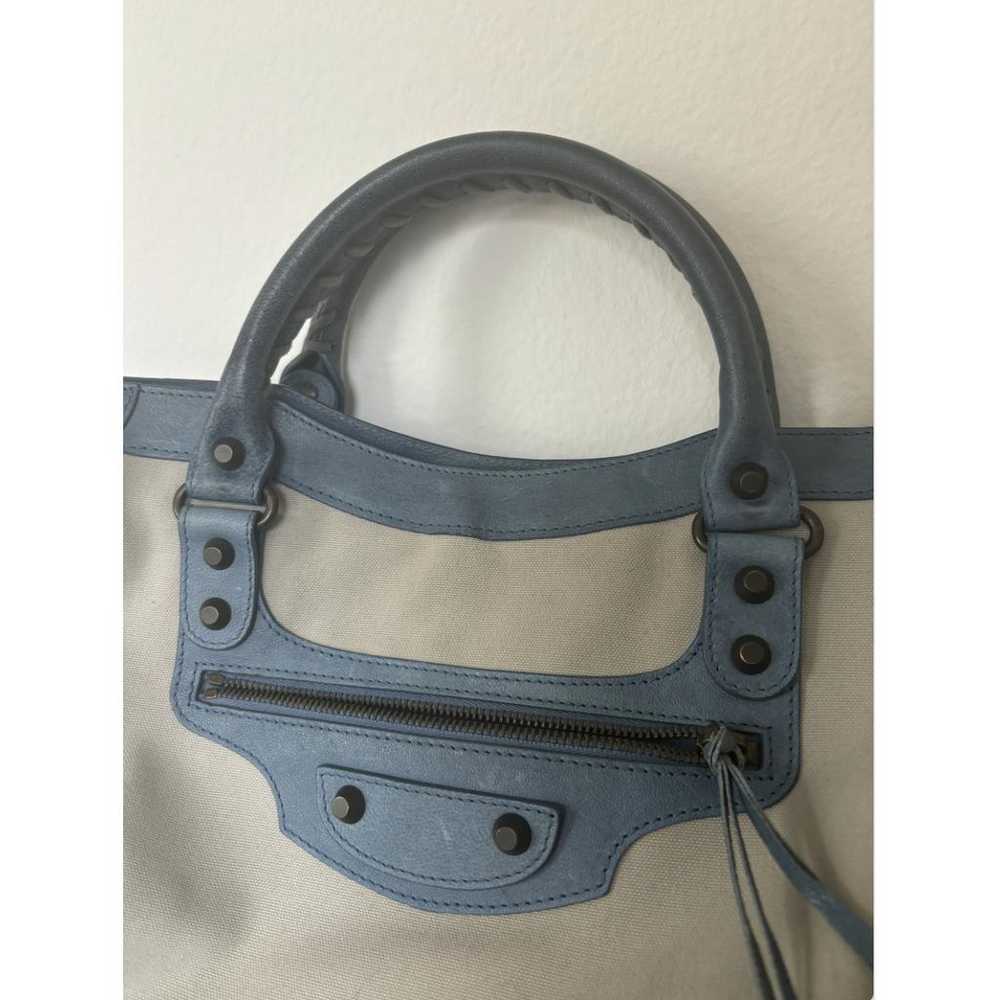 Balenciaga City linen handbag - image 2