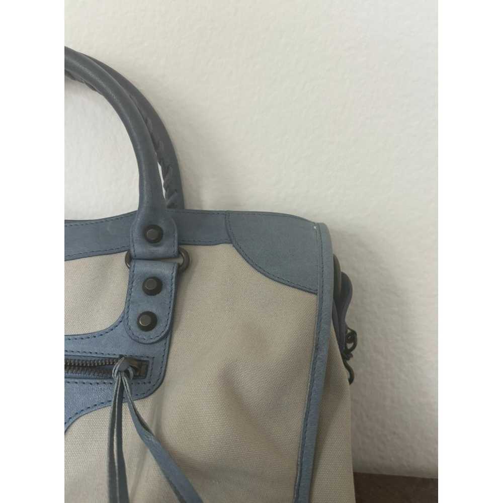 Balenciaga City linen handbag - image 4