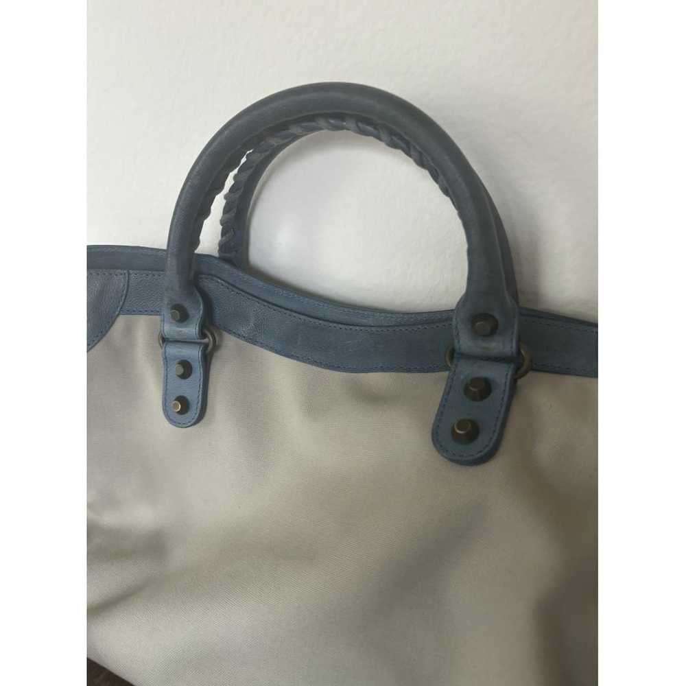 Balenciaga City linen handbag - image 6