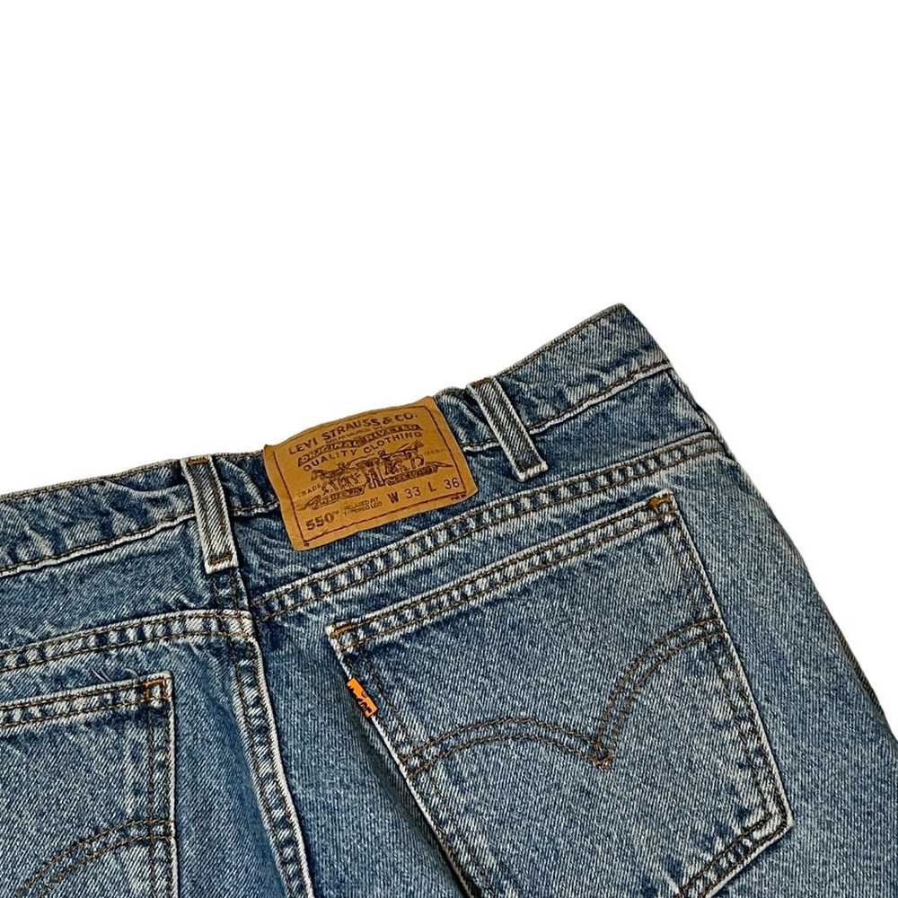 Levi's × Made In Usa × Vintage 90s Levi’s 550 Ora… - image 6