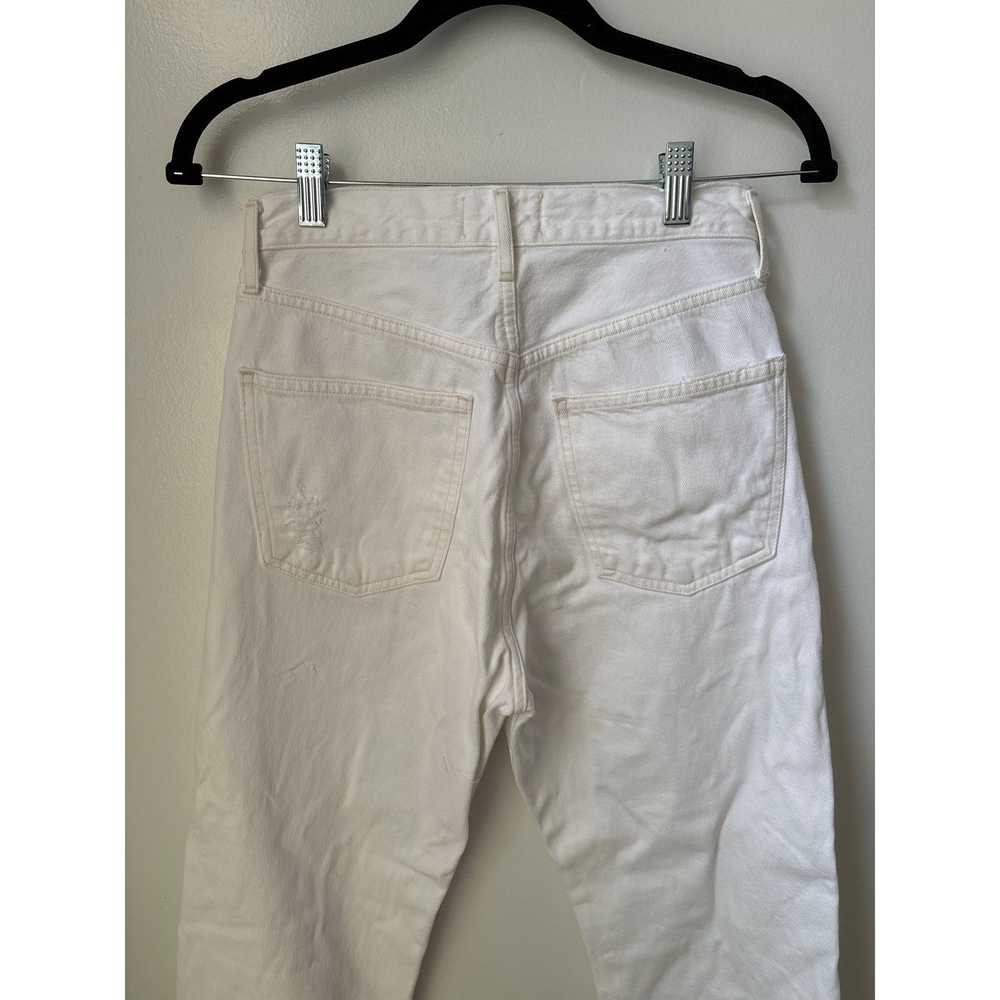 Agolde AGOLDE 90s Loose Distressed Jeans White - image 5