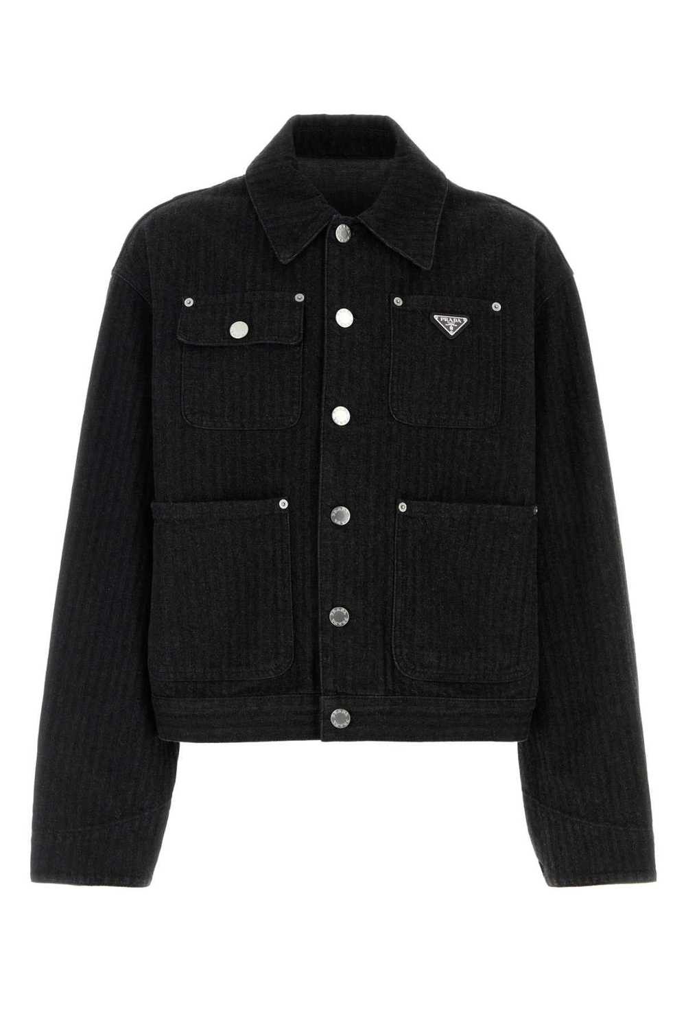 Prada Slate Denim Jacket - image 1