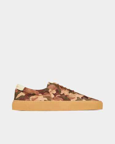 Saint Laurent Paris Venice Lace Up Camouflage Snea