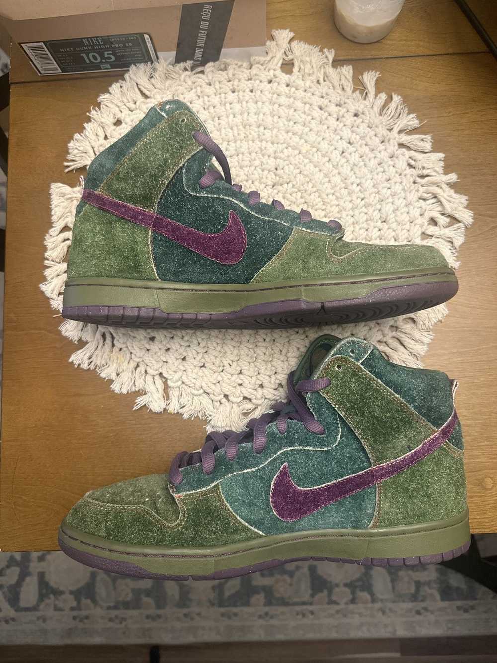 Nike × Vintage Nike Sb Dunk High “Skunk 420” - image 2