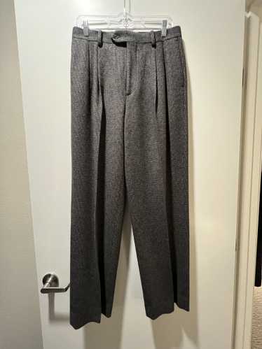 Auralee Cashmere blend tweed slacks