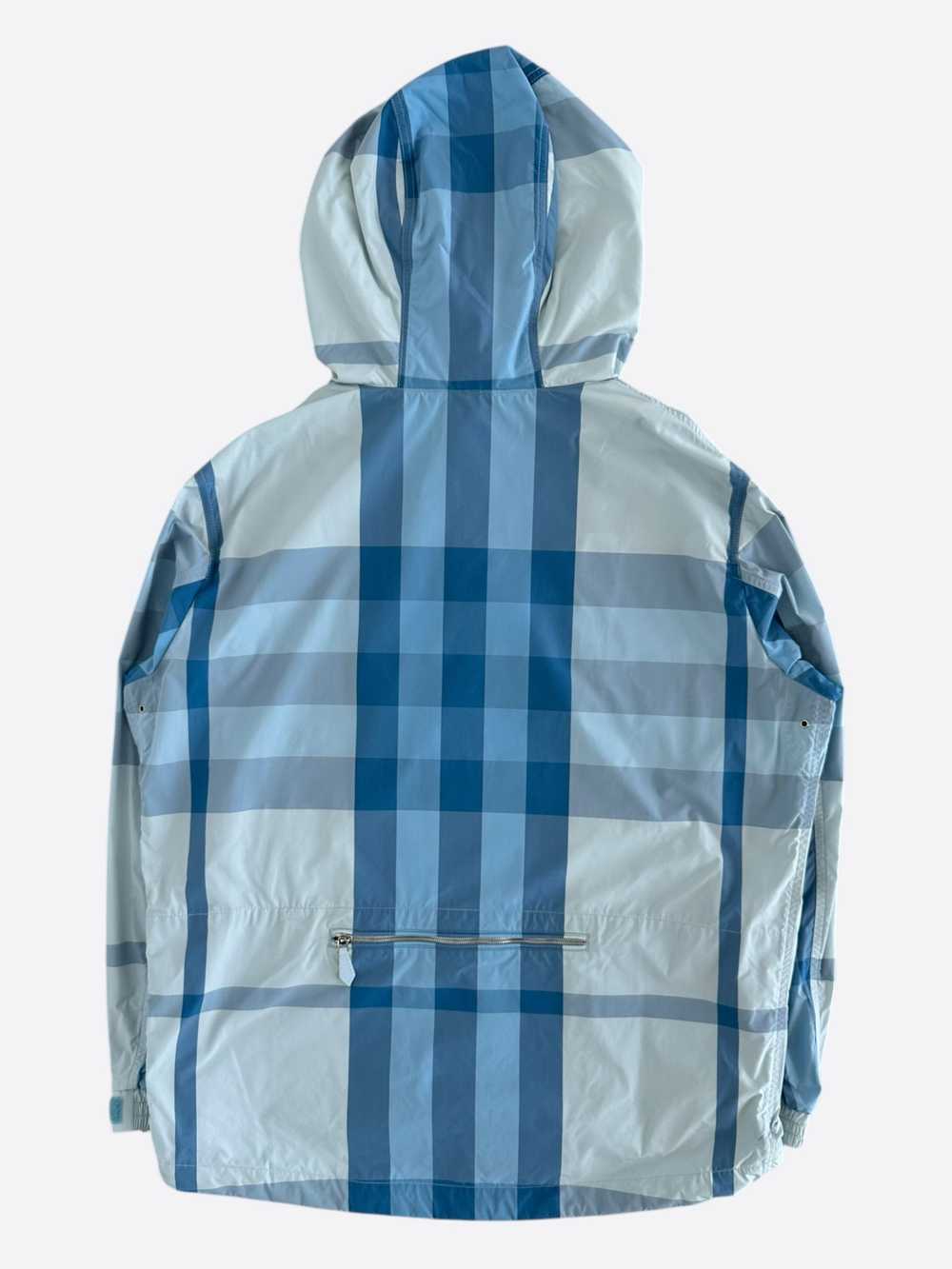 Burberry Burberry Blue Check Pattern Anorak - image 2