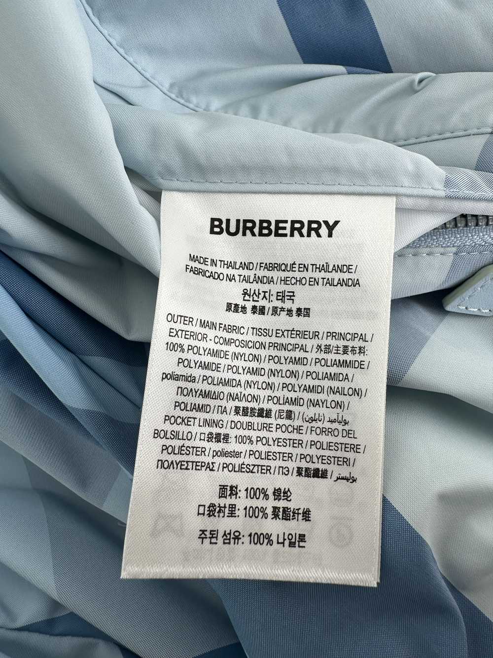 Burberry Burberry Blue Check Pattern Anorak - image 4