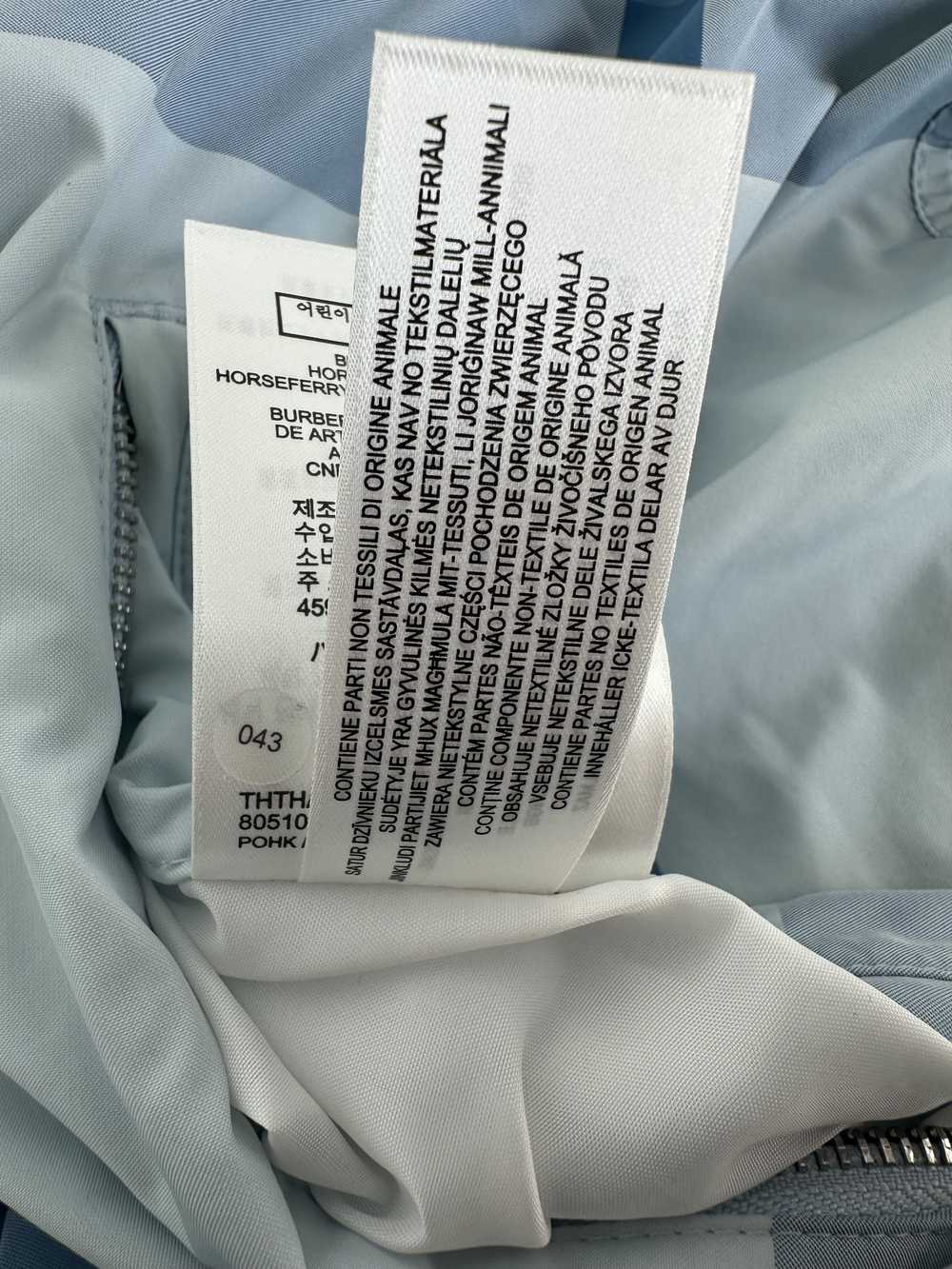 Burberry Burberry Blue Check Pattern Anorak - image 8