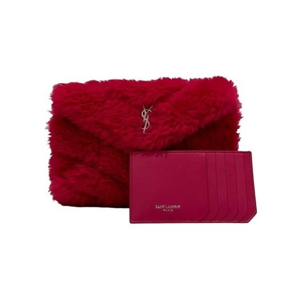 Saint Laurent Loulou leather clutch bag - image 7