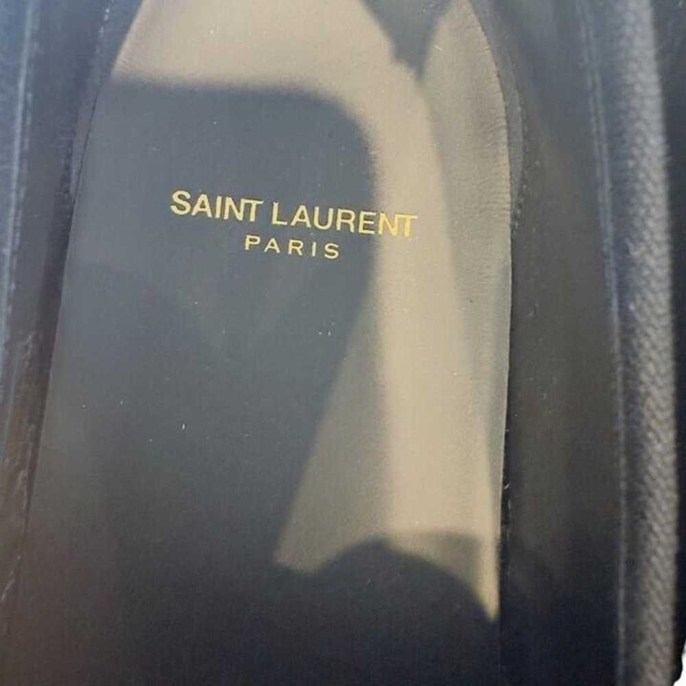 Saint Laurent Venice leather low trainers - image 4