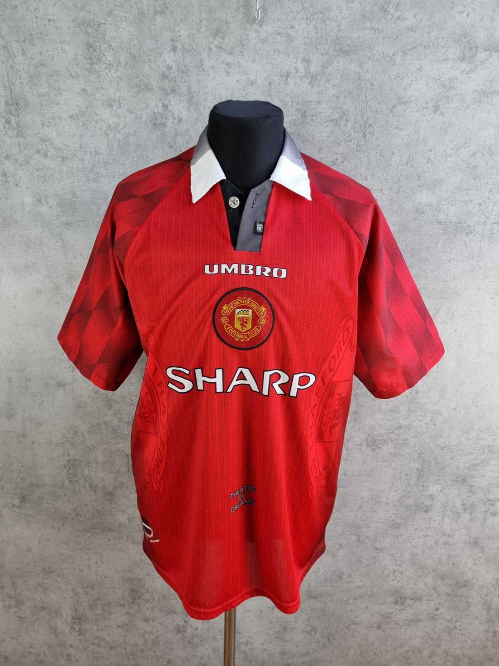 Manchester United × Soccer Jersey × Umbro 90s Rar… - image 3