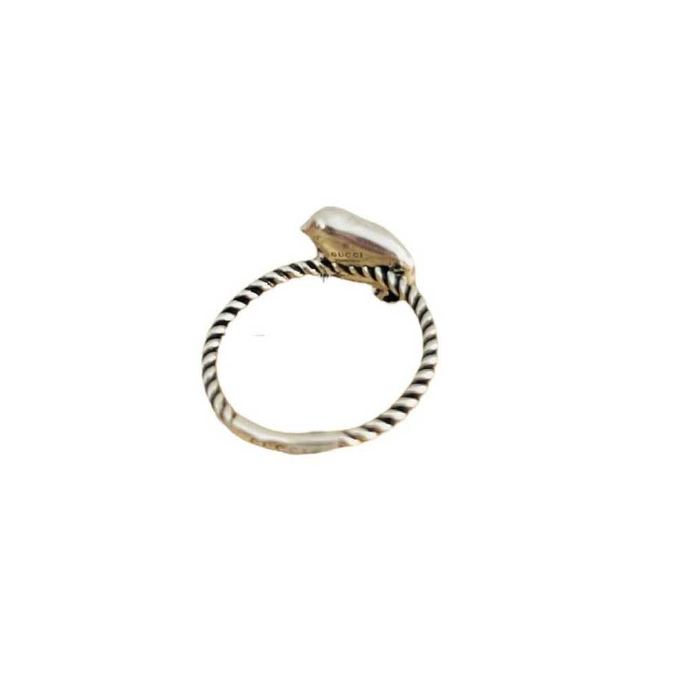 Gucci Icon silver ring - image 2