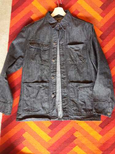 Lc King Black Denim Chore Coat