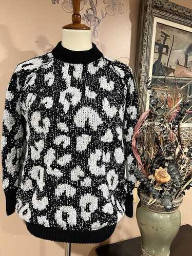 Needles leopard mohair sweater - Gem