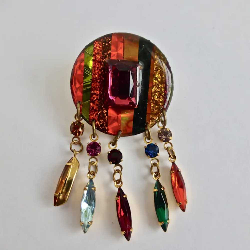 Colorful Asymmetrical Handcrafted Earrings, Post … - image 9