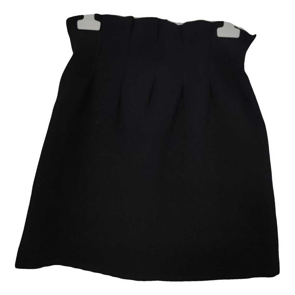 Non Signé / Unsigned Taille haute mini skirt - image 1