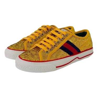 Gucci Tennis 1977 leather trainers