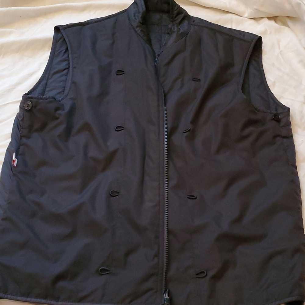 Michael Kors Vest Size M Mens Black Quilted Puffe… - image 10