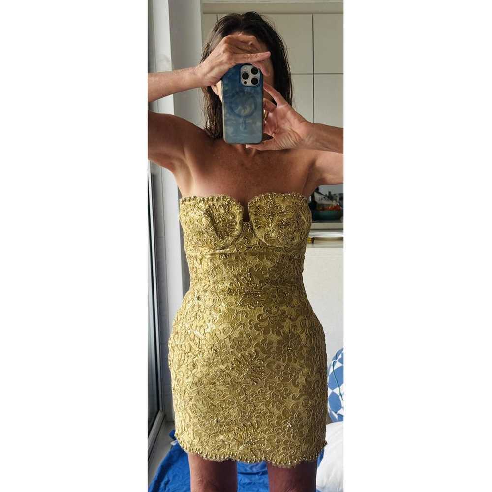 Non Signé / Unsigned Glitter mini dress - image 5