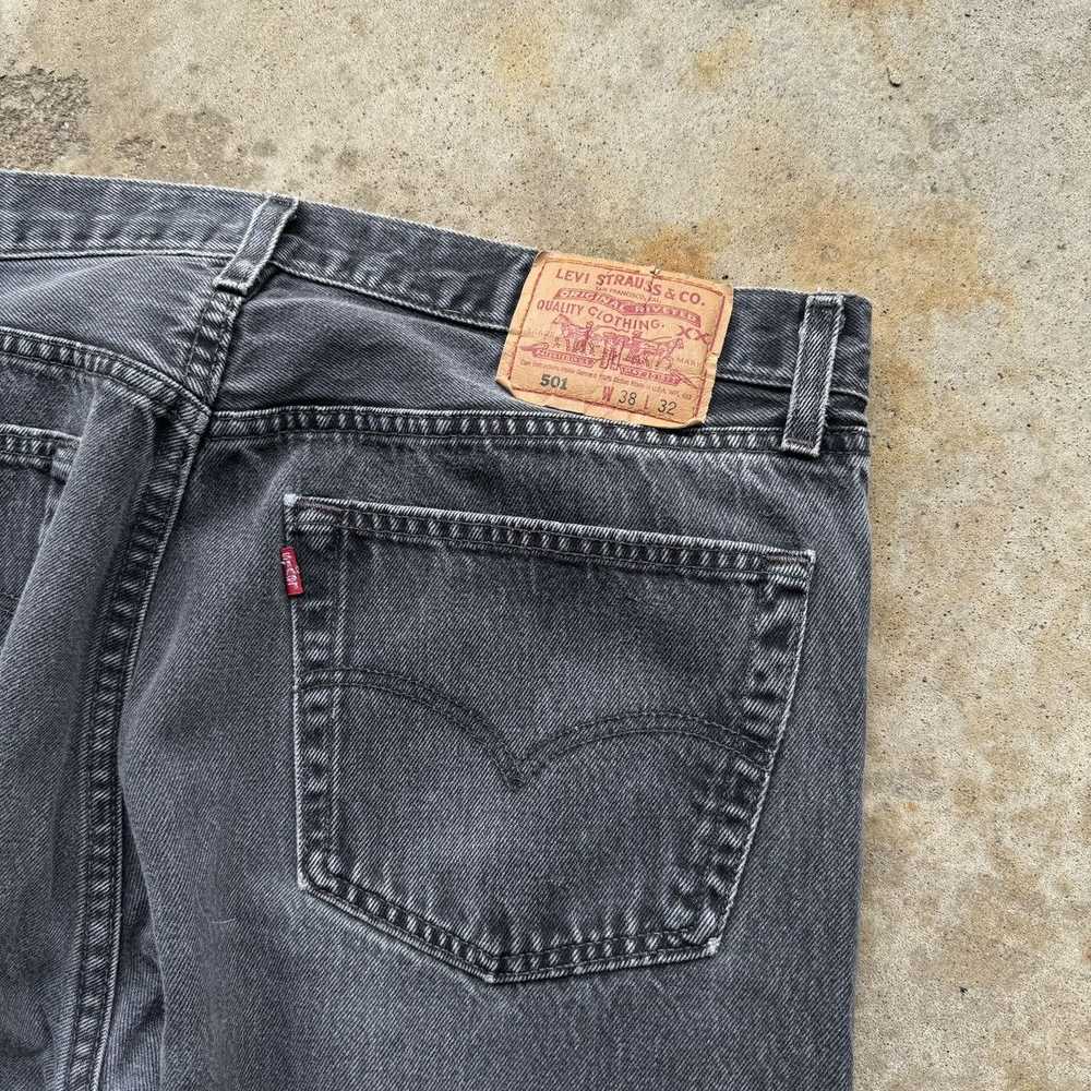 Levi's × Vintage VINTAGE 90s LEVI'S 501 FADED BLA… - image 12